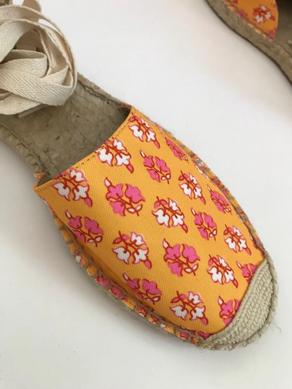 J. CREW FACTORY Ankle Wrap Espadrille Sandal Size 9.5